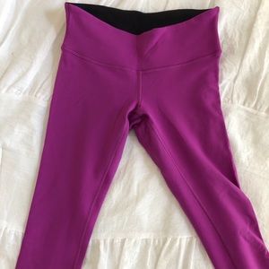 lululemon reversible, cropped leggings
